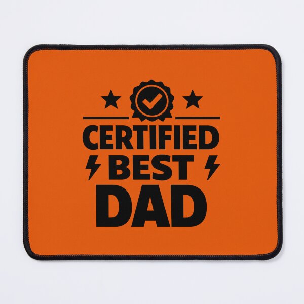 Item preview, Certified Best Dad – Bold Minimalist Father’s Day Design designed and sold by DesignHouse07.