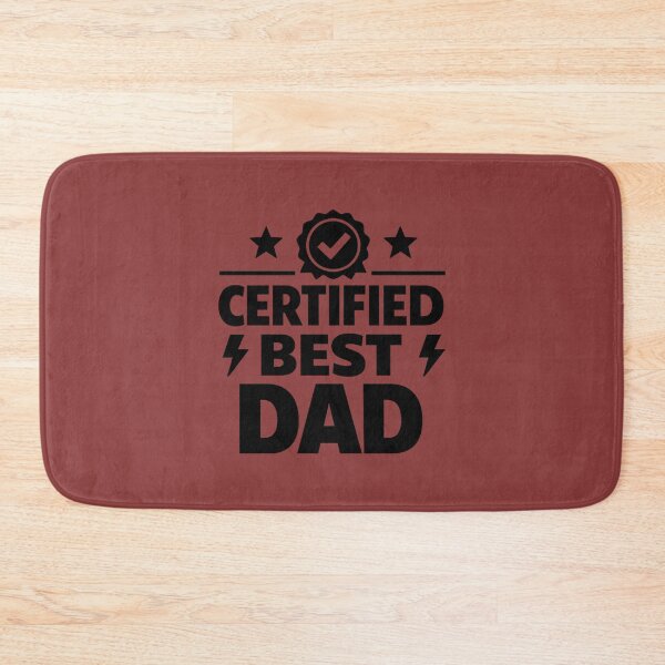 Item preview, Certified Best Dad – Bold Minimalist Father’s Day Design designed and sold by DesignHouse07.