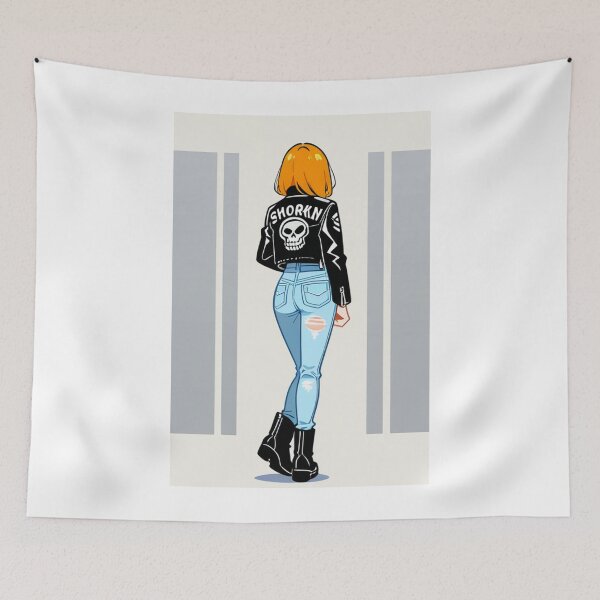Item preview, Fashion - face redhead woman leather designed and sold by AnimeShin.
