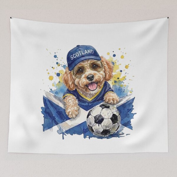 Item preview, Cavapoo World Cup Scotland Suppawter designed and sold by The Suppawters.