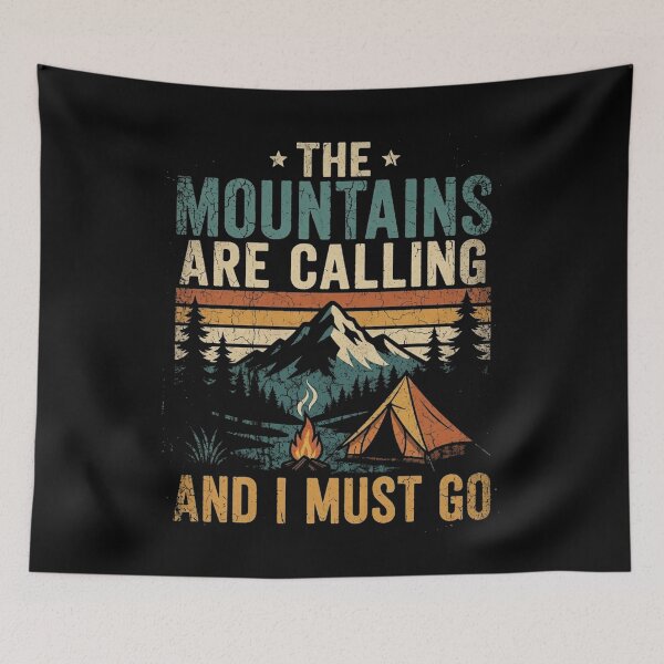 Item preview, The Mountains Are Calling And I Must Go Vintage designed and sold by Syrupulse.