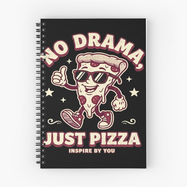 Item preview, Retro 1930s Cartoon Walking Pizza No Drama Just Pizza Vintage designed and sold by InspireByYou™.