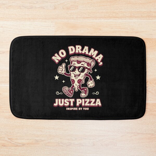 Item preview, Retro 1930s Cartoon Walking Pizza No Drama Just Pizza Vintage designed and sold by InspireByYou™.
