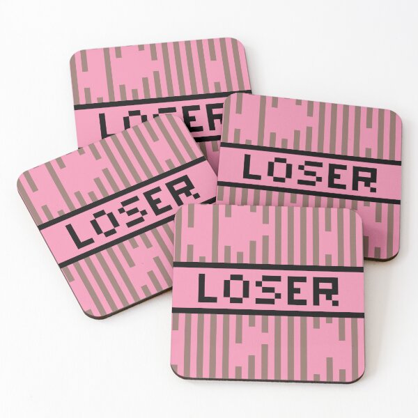 Item preview, LOSER — Pixel Art Word | Retro 8-Bit Two-Tone Typography designed and sold by Mouremandier.