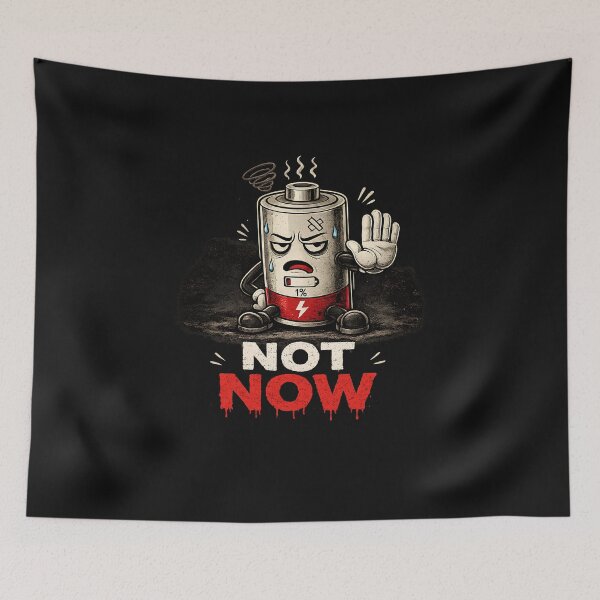 Item preview, Not Now Shirt – Funny Introvert Mood Tee designed and sold by DesignTeamHub.