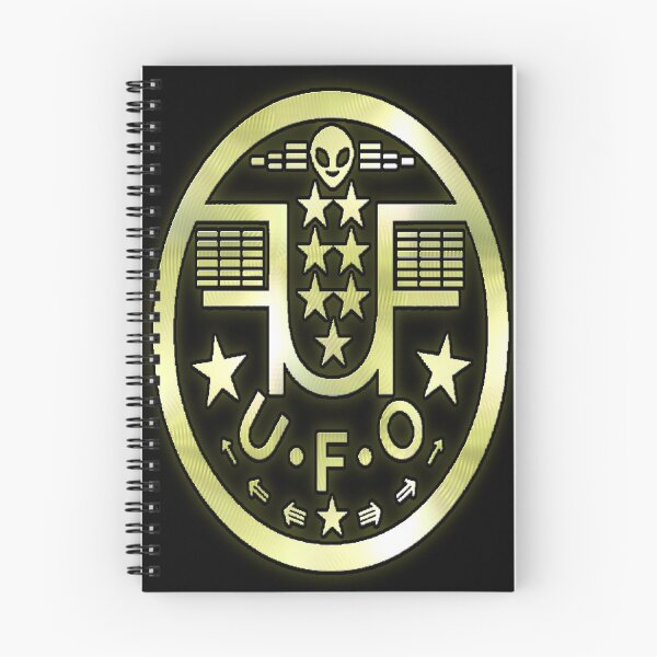 Item preview, Sci-Fi Golden UFO Logo. designed and sold by Giulivo Store Graphic.