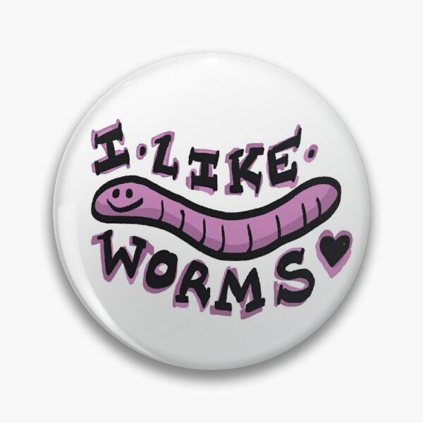 Item preview, I like worms designed and sold by SombreroDoodles.