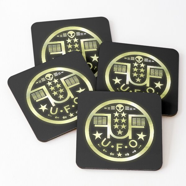 Item preview, Sci-Fi Golden UFO Logo. designed and sold by Giulivo Store Graphic.