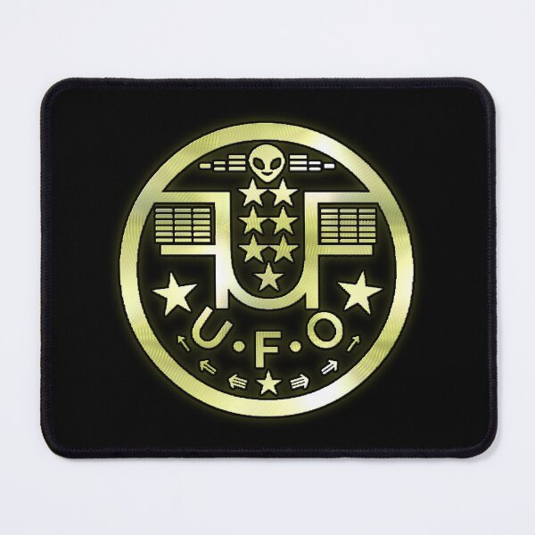 Item preview, Sci-Fi Golden UFO Logo. designed and sold by Giulivo Store Graphic.