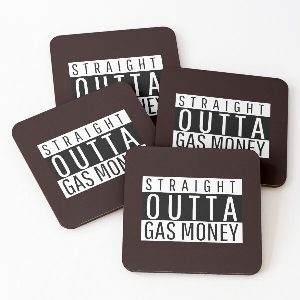 Item preview, STRAIGHT OUTTA GAS MONEY | ANOMALY HUMOR SERIES — RUNNING ON FUMES EDITION designed and sold by WitLounge.
