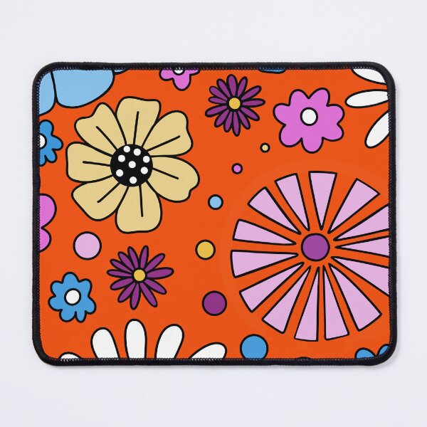 Item preview, Orange Floral Boho Design designed and sold by Sartoris Art.