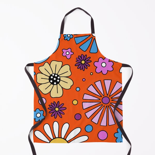 Item preview, Orange Floral Boho Design designed and sold by Sartoris Art.