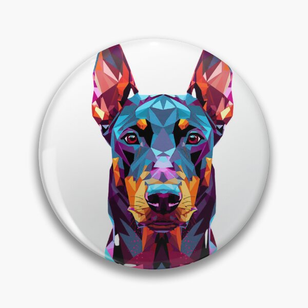 Item preview, Geometric Dog Portrait Modern  designed and sold by FlowerSeller1.