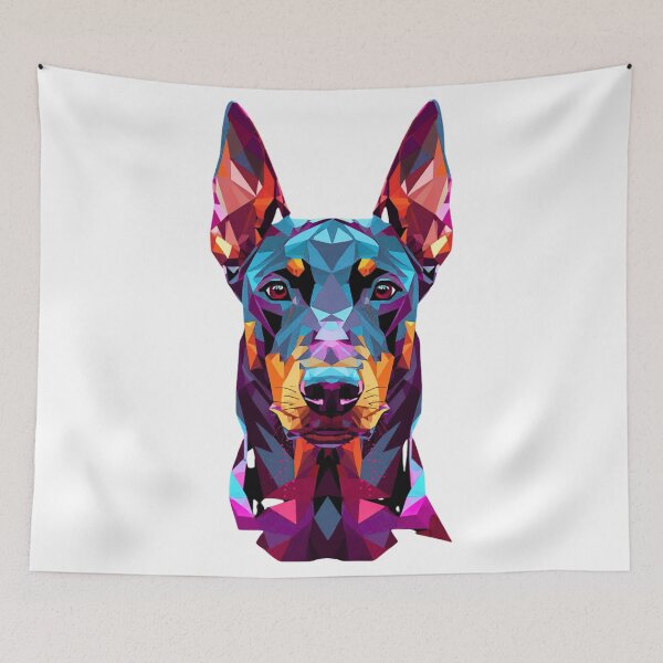 Item preview, Geometric Dog Portrait Modern  designed and sold by FlowerSeller1.