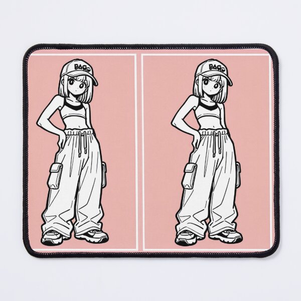 Item preview, Fashion - face woman crop cargo designed and sold by AnimeShin.