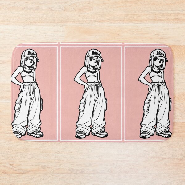 Item preview, Fashion - face woman crop cargo designed and sold by AnimeShin.
