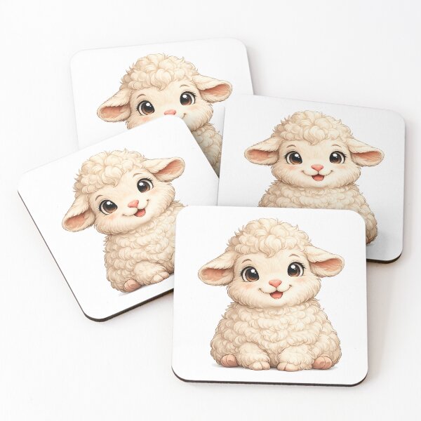 Item preview, Cute Baby Sheep – Adorable Cartoon Lamb Design designed and sold by Seculinator.