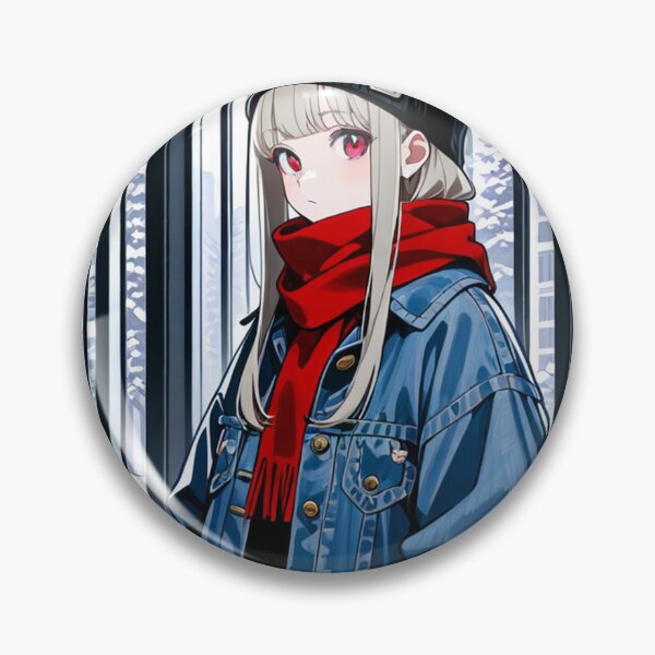 Item preview, Fashion - faceview woman denim jacket designed and sold by AnimeShin.