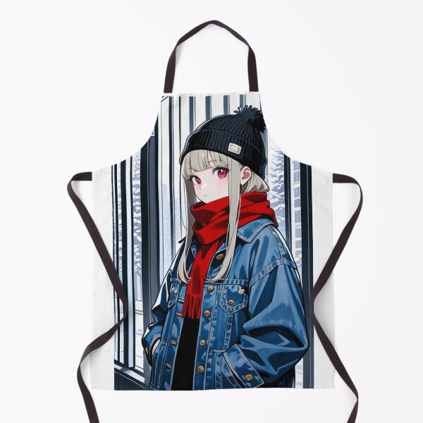 Item preview, Fashion - faceview woman denim jacket designed and sold by AnimeShin.