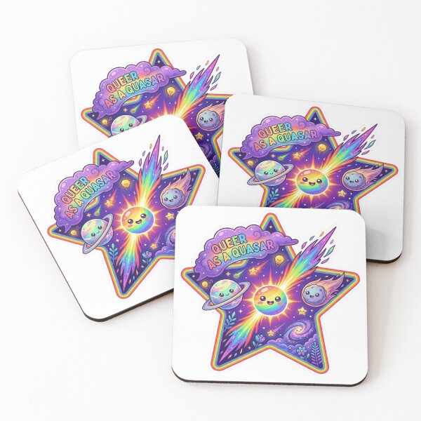 Item preview, Queer as a Quasar designed and sold by Candlelit Catastrophes.