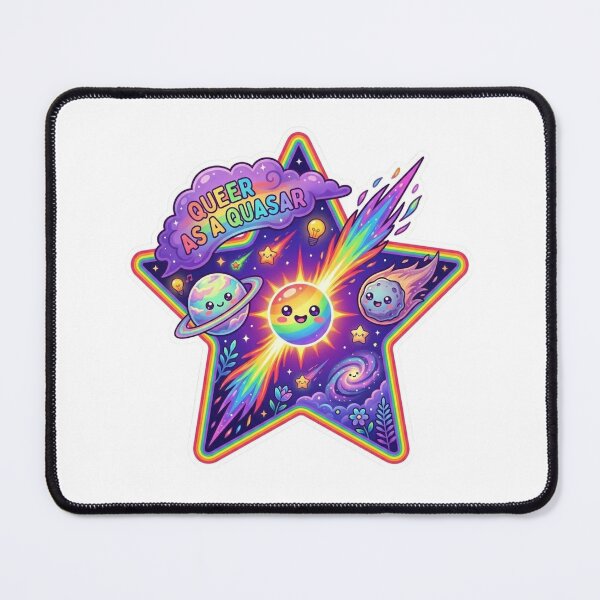 Item preview, Queer as a Quasar designed and sold by Candlelit Catastrophes.