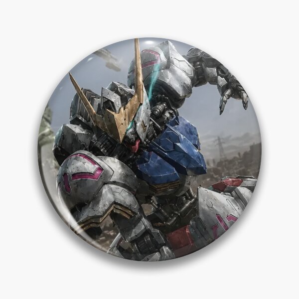 Item preview, Barbatos-Inspired Mecha Warrior Battle – Epic Anime Robot Sci-Fi Artwork designed and sold by Dyan4.