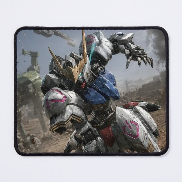 Item preview, Barbatos-Inspired Mecha Warrior Battle – Epic Anime Robot Sci-Fi Artwork designed and sold by Dyan4.