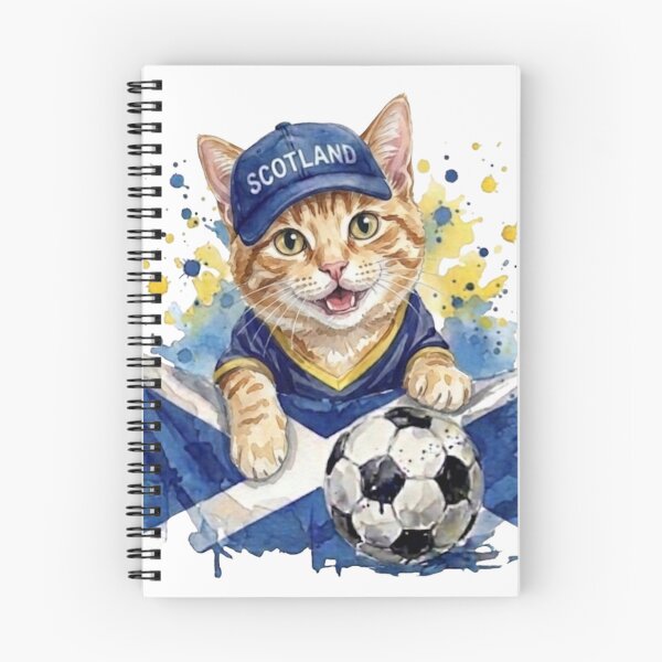 Item preview, Ginger white cat World Cup Scotland Suppawter designed and sold by The Suppawters.