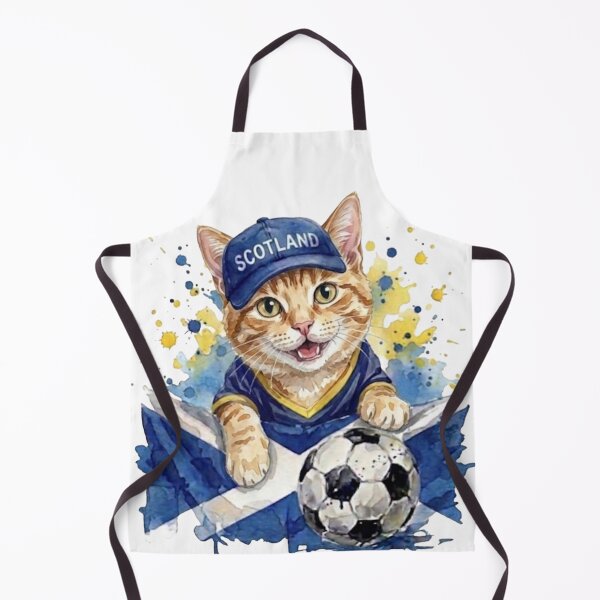 Item preview, Ginger white cat World Cup Scotland Suppawter designed and sold by The Suppawters.