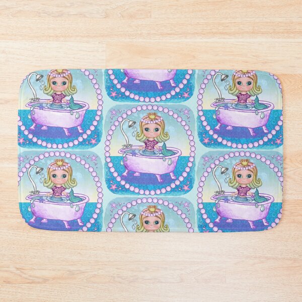 Item preview, Happy Mermaid taking Bath designed and sold by artmuvz.