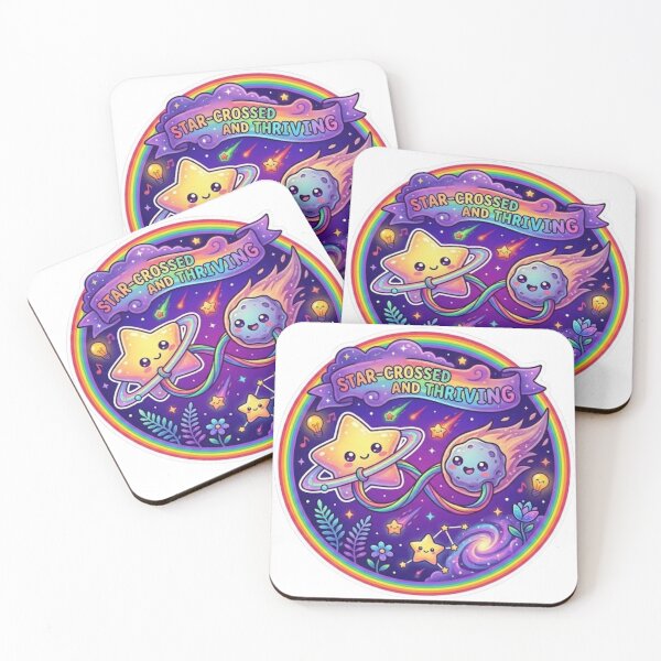 Item preview, Star-Crossed and Thriving designed and sold by Candlelit Catastrophes.