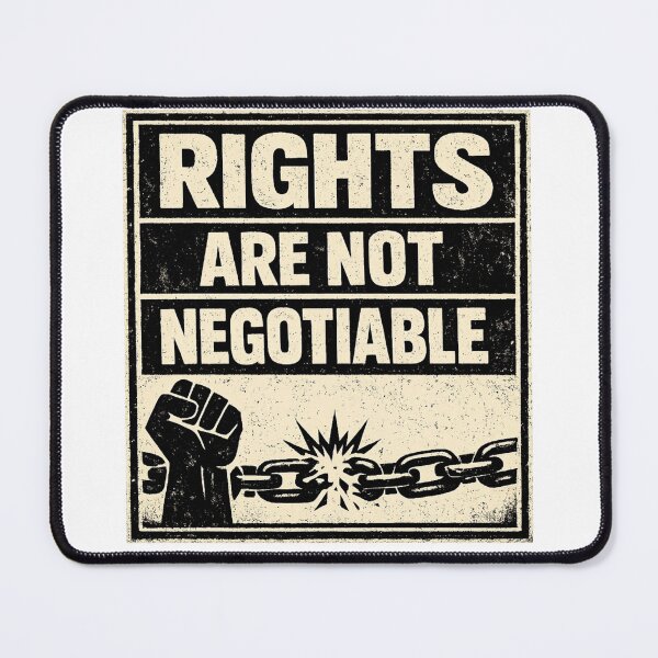 Item preview, Rights Are Not Negotiable Protest Graphic designed and sold by Dresut.