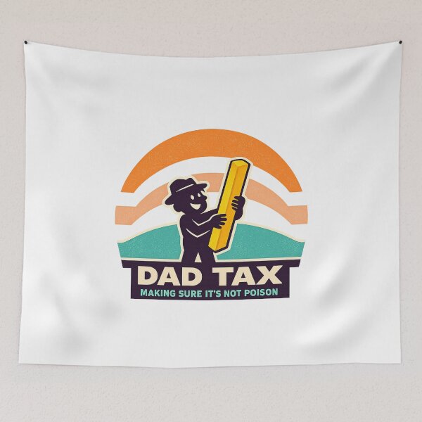 Item preview, Dad Tax Father’s Day Retro designed and sold by LuveraxArt.
