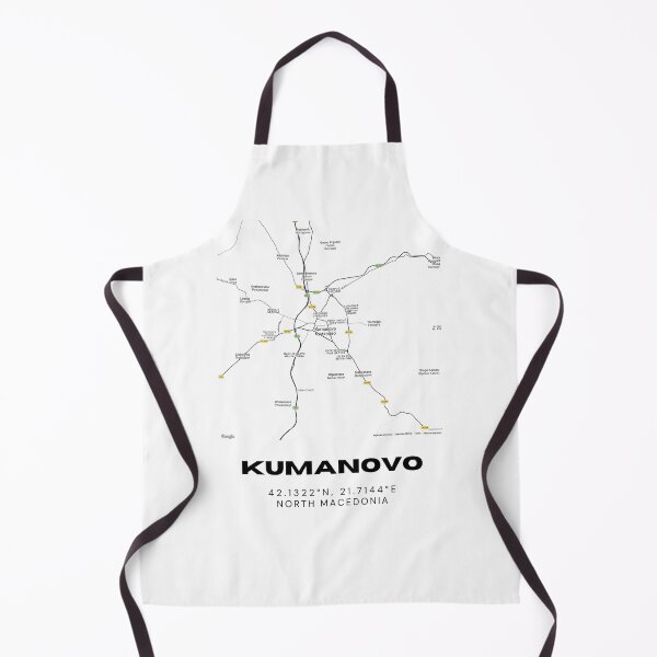 Item preview, Kumanovo North Macedonia Modern Map  designed and sold by RM-Journey.