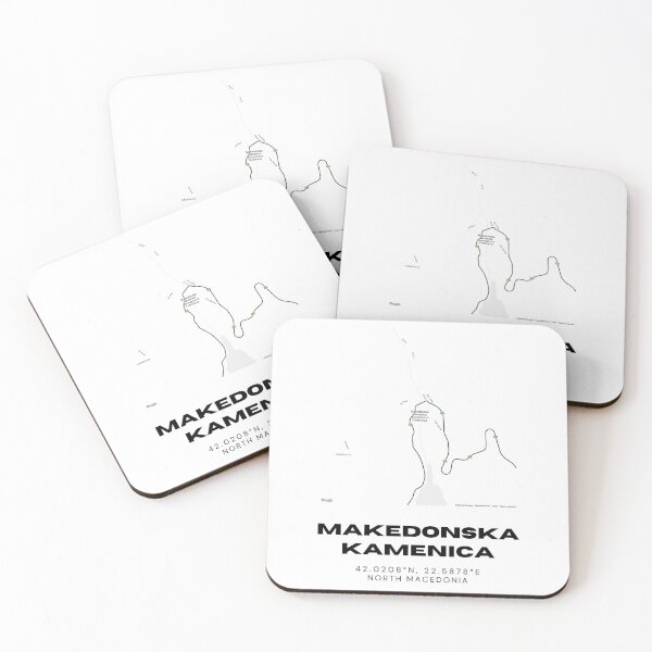 Item preview, Makedonska Kamenica North Macedonia Minimalist Map Design designed and sold by RM-Journey.