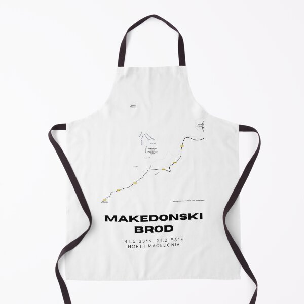 Item preview, Makedonski Brod North Macedonia Minimal City Map designed and sold by RM-Journey.