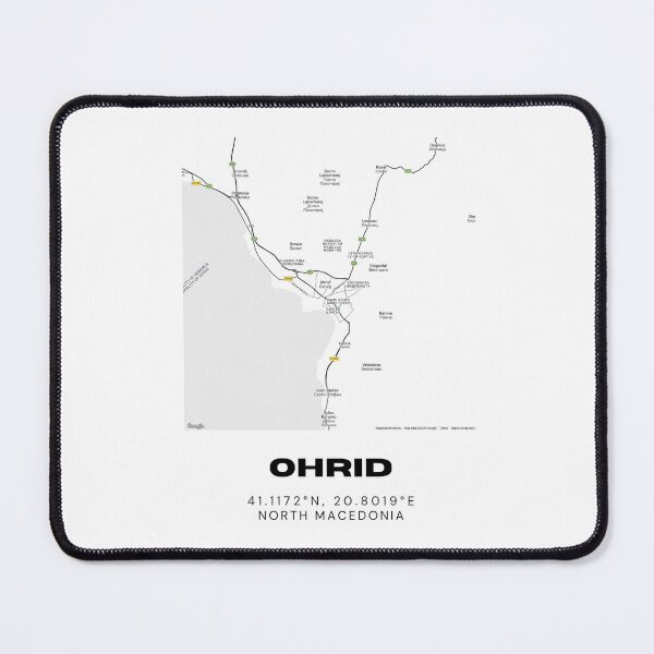 Item preview, Ohrid North Macedonia Minimalist City Map designed and sold by RM-Journey.