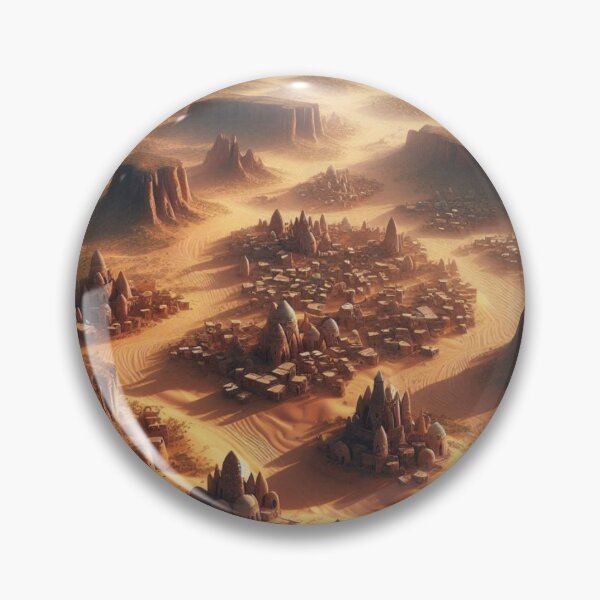 Item preview, Desert Mesa Settlements | Ancient Sand Cities | Aerial Canyon View designed and sold by IRON SIREN.
