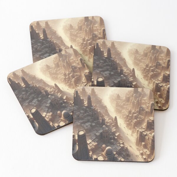Item preview, Lost Desert Citadel | Ancient Sand City | Golden Hour Architecture designed and sold by IRON SIREN.