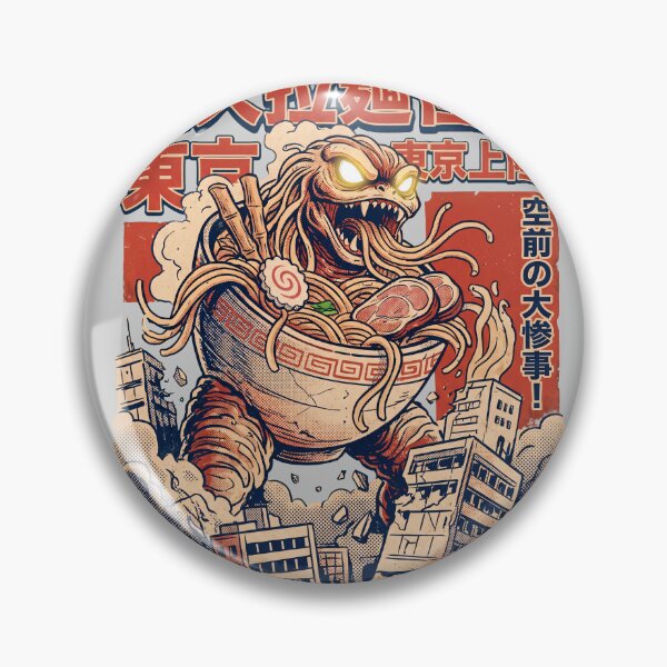 Item preview, Giant Ramen Kaiju Attacks Tokyo designed and sold by VYNROX.