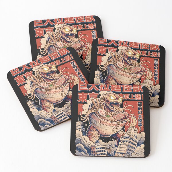 Item preview, Giant Ramen Kaiju Attacks Tokyo designed and sold by VYNROX.