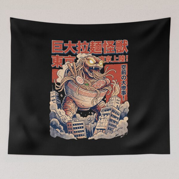 Item preview, Giant Ramen Kaiju Attacks Tokyo designed and sold by VYNROX.