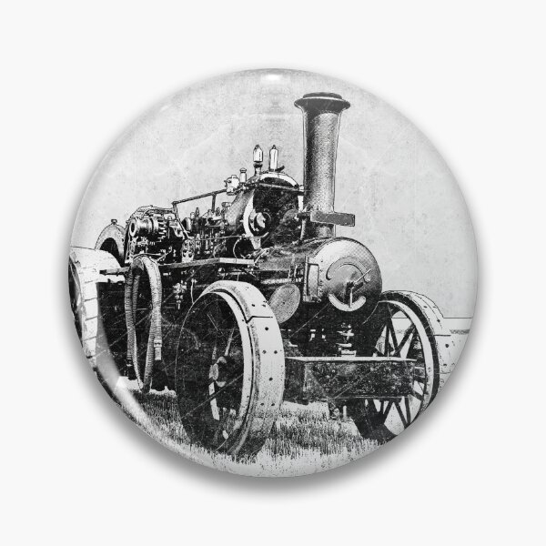 Item preview, Vintage Steam Traction Engine Dark Industrial Victorian Power designed and sold by Ghoul Enterprises.
