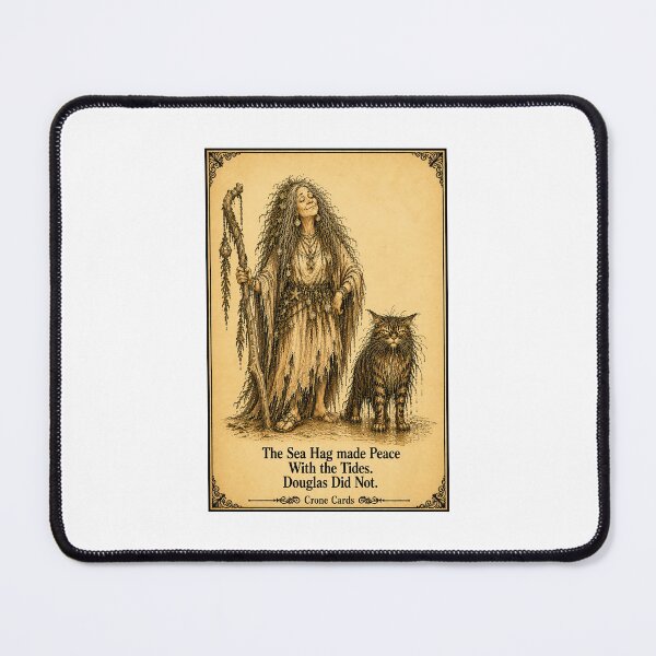 Item preview, Crone Cards — The Sea Hag Made Peace With the Tides. Douglas Did Not. designed and sold by Kay Mhor Studio.