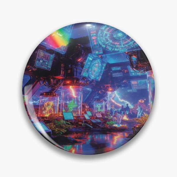 Item preview, Cyberpunk Cosmic Lab designed and sold by RavenCrow444.