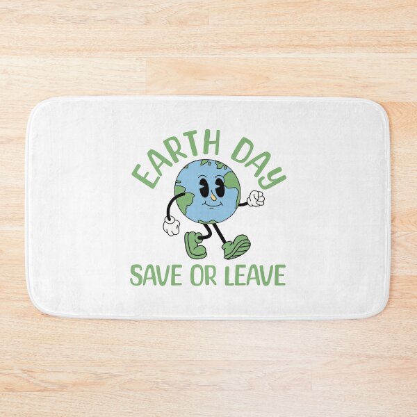 Item preview, Earth Day Save Or Leave Retro Cartoon designed and sold by drchzak.