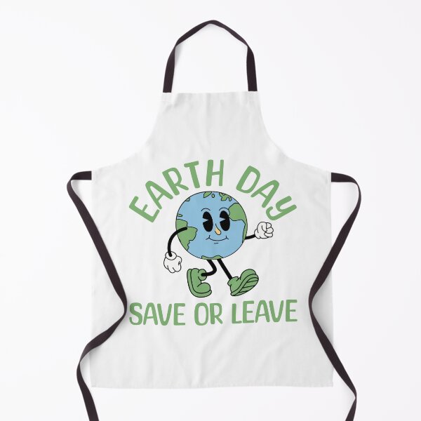 Item preview, Earth Day Save Or Leave Retro Cartoon designed and sold by drchzak.