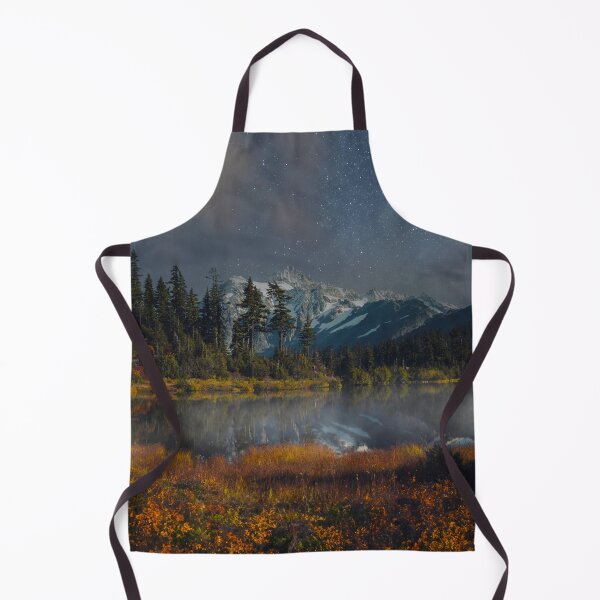 Item preview, Starry Night Mountain Lake Reflection Fine Art Landscape Photography designed and sold by JohnManuelPhoto.
