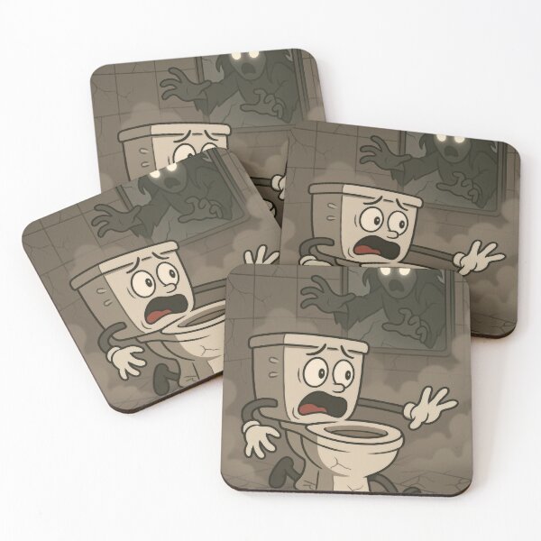 Item preview, Haunted Toilet Escape – Funny Horror Bathroom Cartoon designed and sold by Xthes.