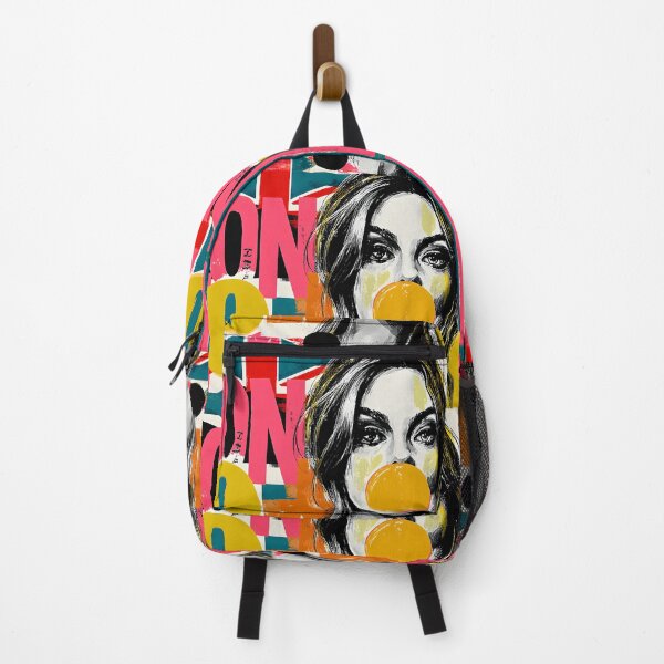 Item preview, London Pop Culture Muse - Union Jack Fashion Portrait with Bold Typography and Urban Color designed and sold by OlfactoART Studio.